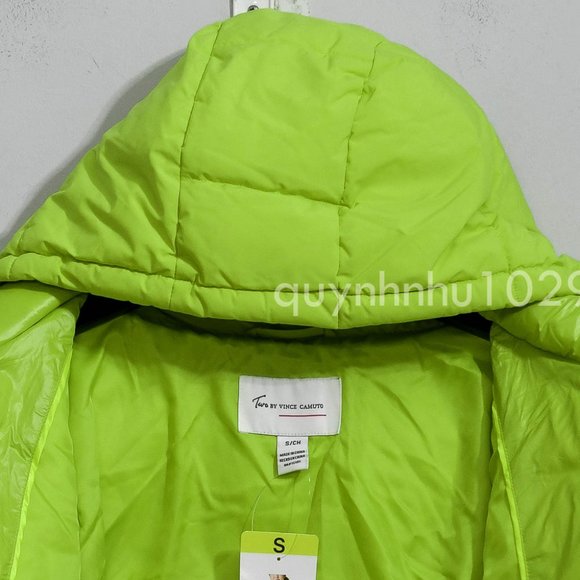 Two by Vince Camuto Womens’ Down Jacket in  Green - Picture 7 of 9